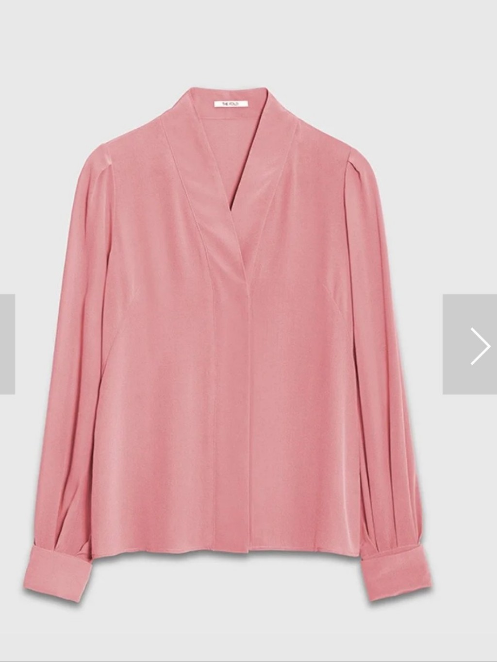 Nwt-The Fold Harrow Blouse -Pink Size 6